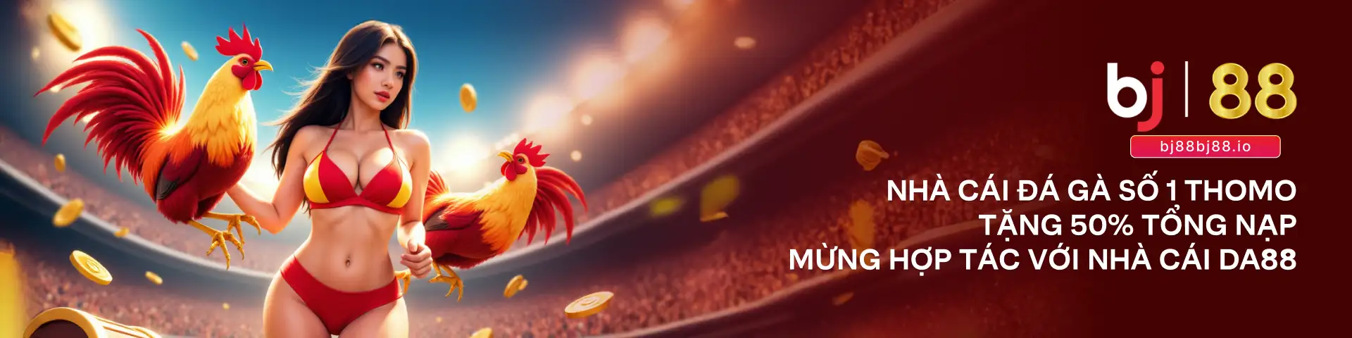 Banner BJ88 Nhà Cái Đá Gà