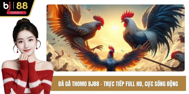 Đá Gà Thomo BJ88 – Trực tiếp Full HD, cực kỳ sống động