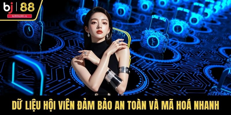 Dữ liệu hội viên được đảm bảo an toàn và mã hoá nhanh