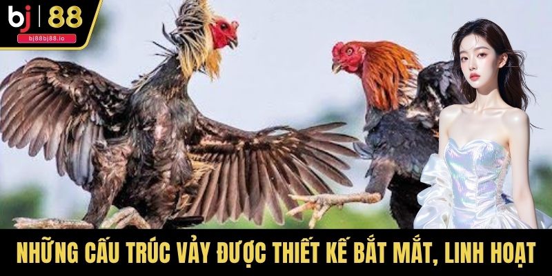 Những cấu trúc vảy được thiết kế bắt mắt, linh hoạt