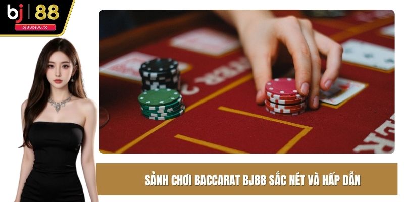 Sảnh chơi Baccarat BJ88 sắc nét và hấp dẫn